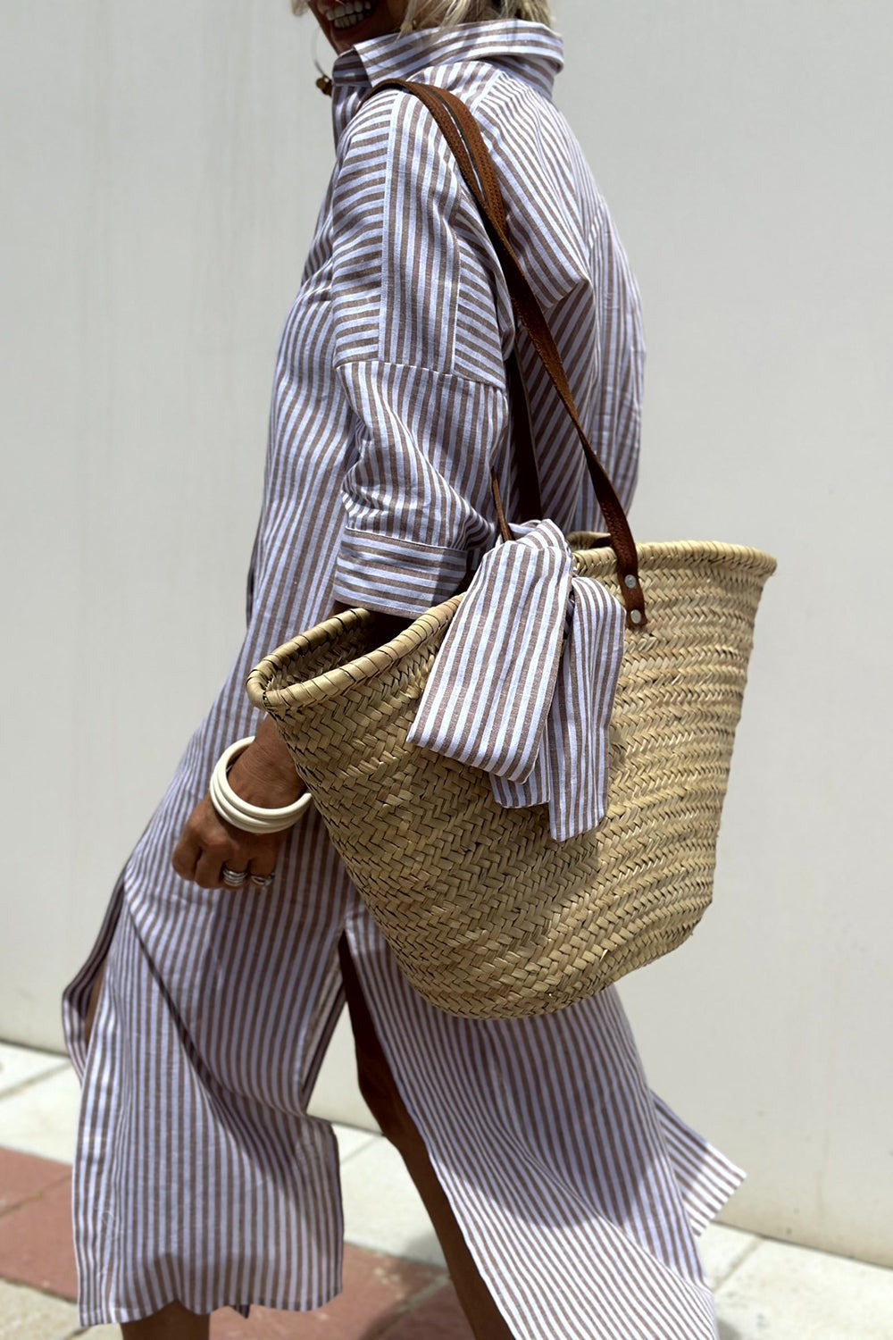 Faith - Striped Shirt Dress - Samberule