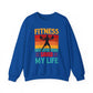 Fitness Saved My Life Gym Crewneck Sweatshirt