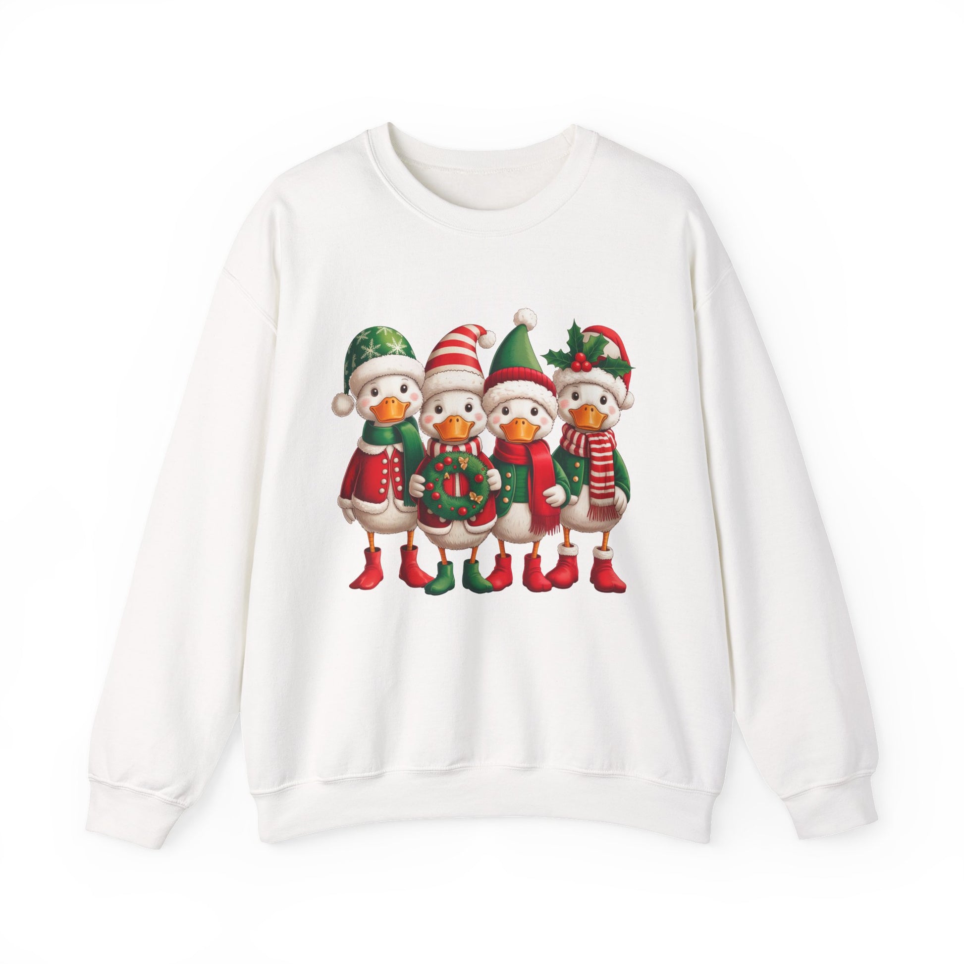 Duck Character Christmas Crewneck Sweatshirt - Samberule