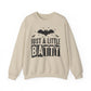 Just a Little Batty Halloween Crewneck Sweatshirt - Samberule