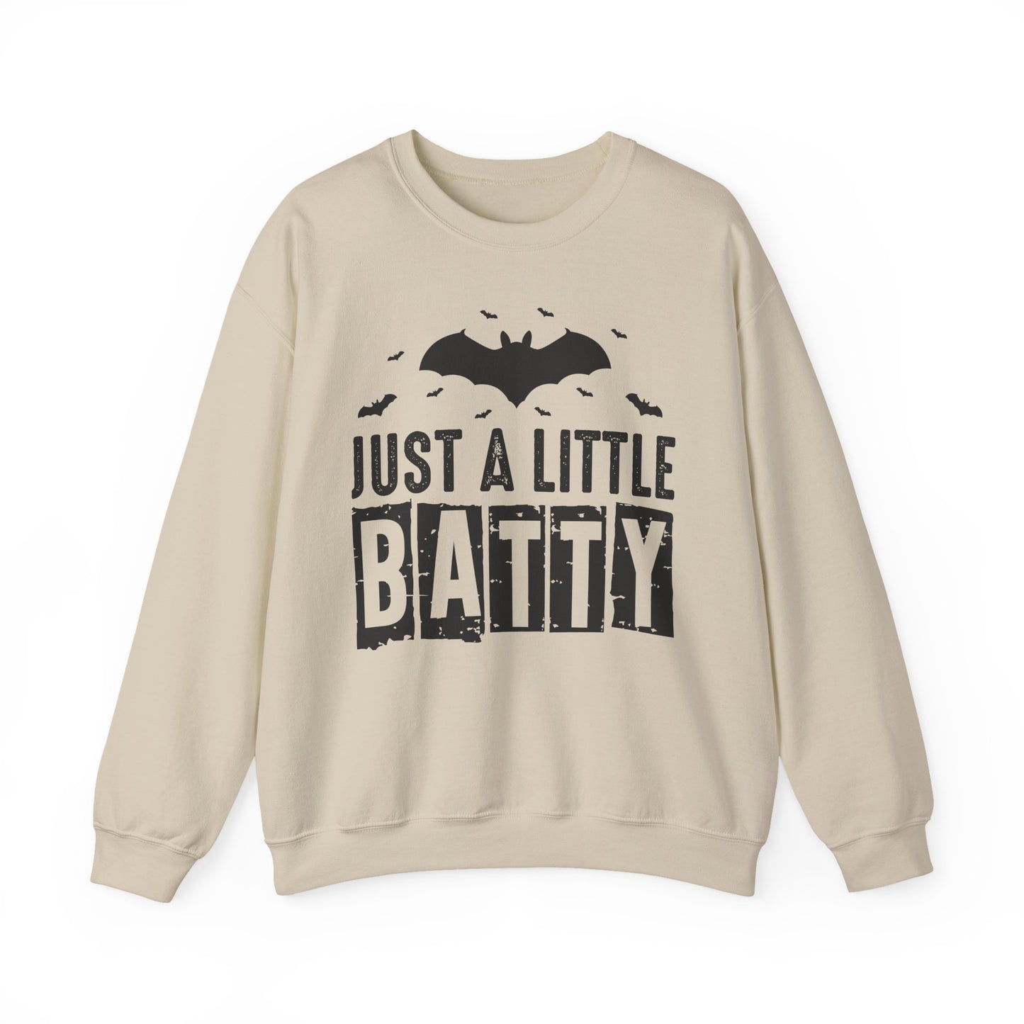 Just a Little Batty Halloween Crewneck Sweatshirt - Samberule