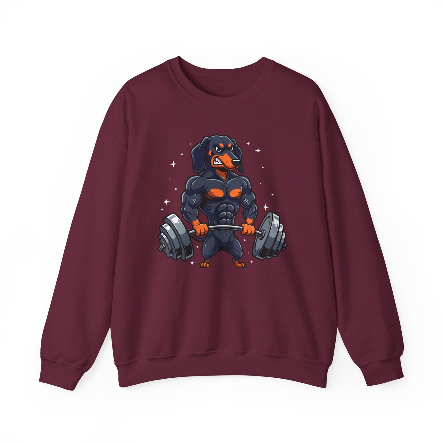 Muscle Dog Gym Crewneck Sweatshirt