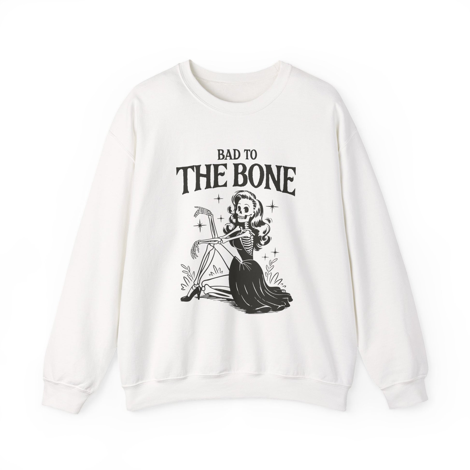 Bad to the Bone Halloween Crewneck Sweatshirt - Samberule