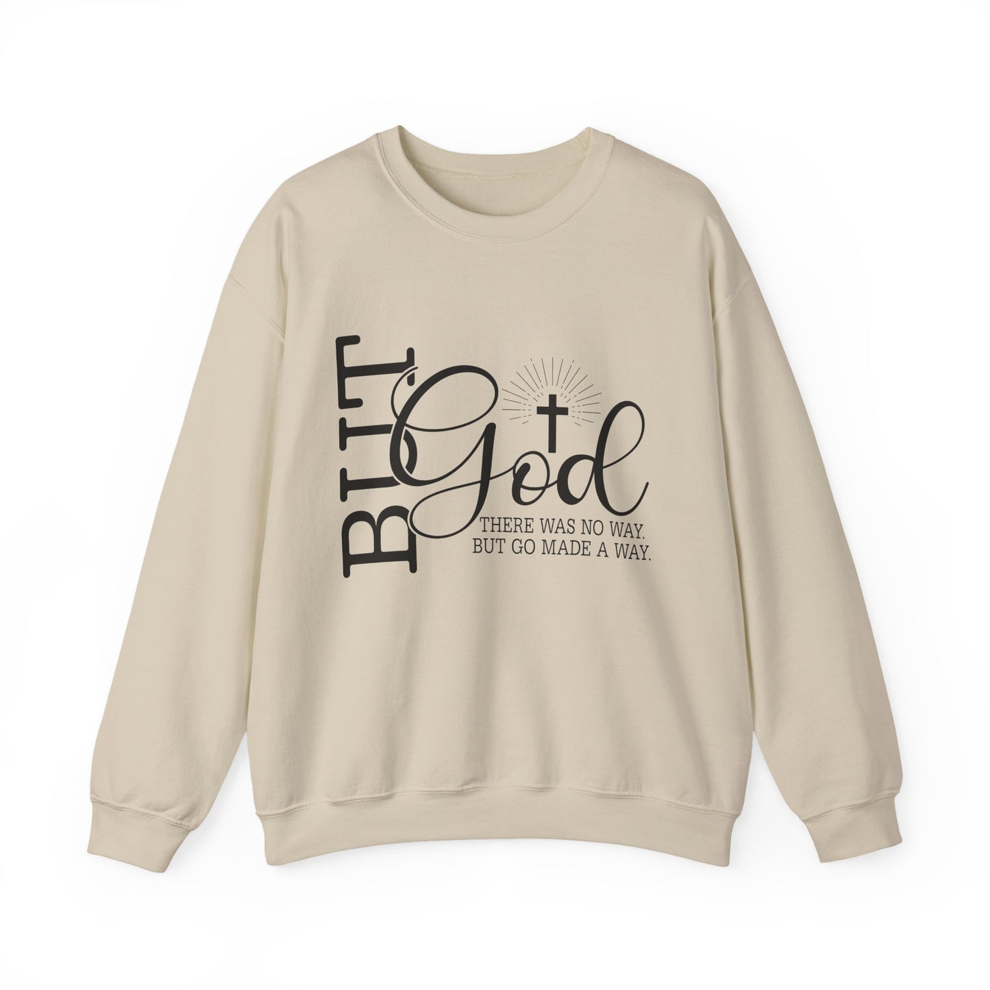 Inspirational Christian Faith Crewneck Sweatshirt