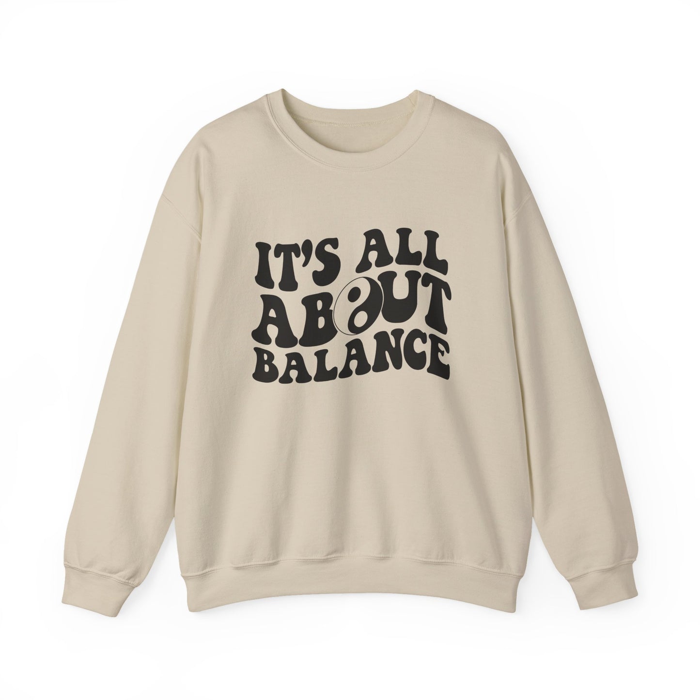 'It's All About Balance' Mental Health Crewneck Sweatshirt