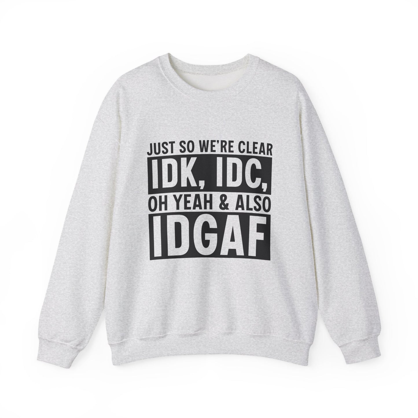Casual Statement Sarcasm Crewneck Sweatshirt