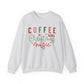 Coffee and Christmas Music Christmas Crewneck Sweatshirt