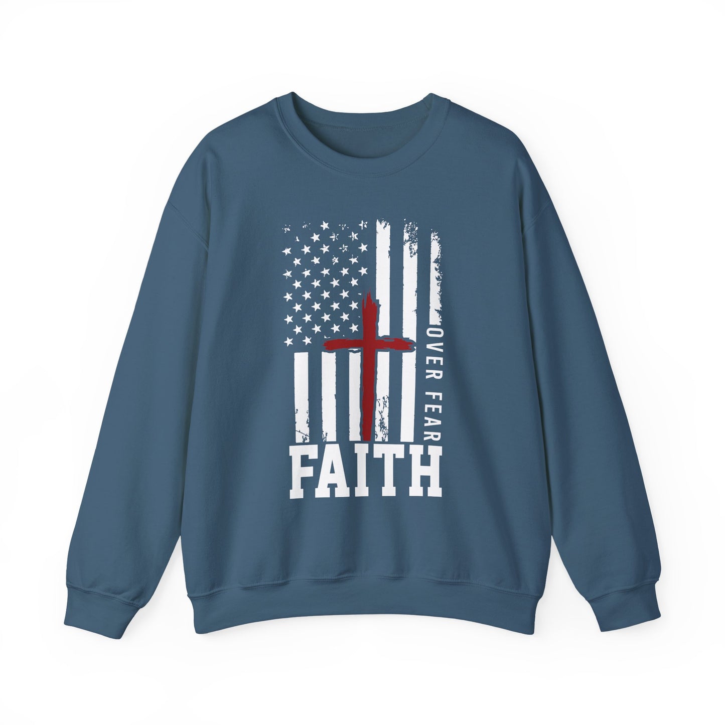 Faith Over Fear Faith Crewneck Sweatshirt