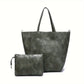 Heather - Vegan Leather Tote Bag - Samberule