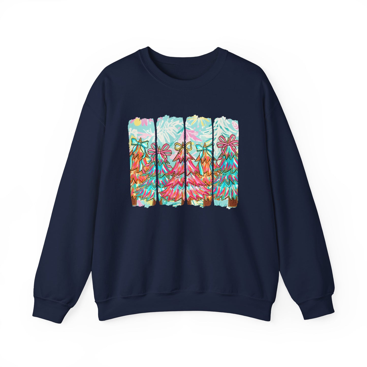 Vibrant Holiday Christmas Crewneck Sweatshirt