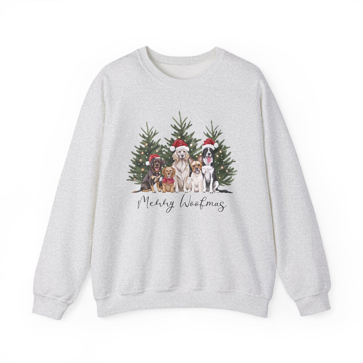 Merry Woofmas Christmas Crewneck Sweatshirt