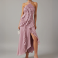 Avery - Asymmetric Pleated Dress - Samberule