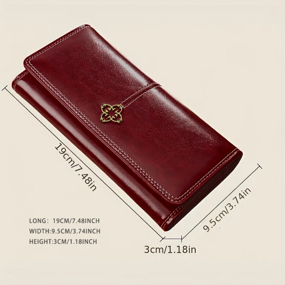 Sandra - Leather Bifold Wallet - Samberule