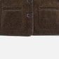 Women’s Reversible Brown Teddy Jacket - Samberule