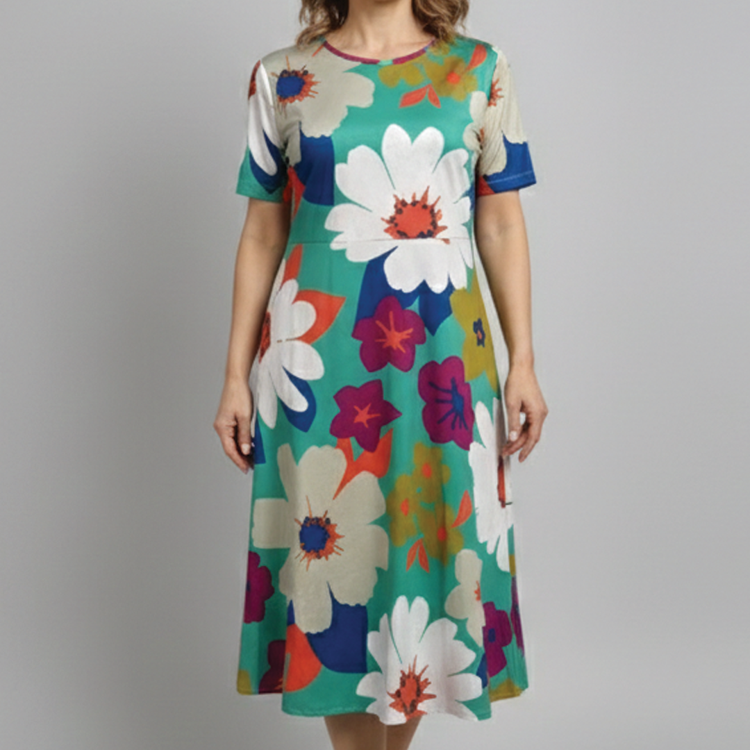 Amelie – Flowy Boho Dress - Samberule