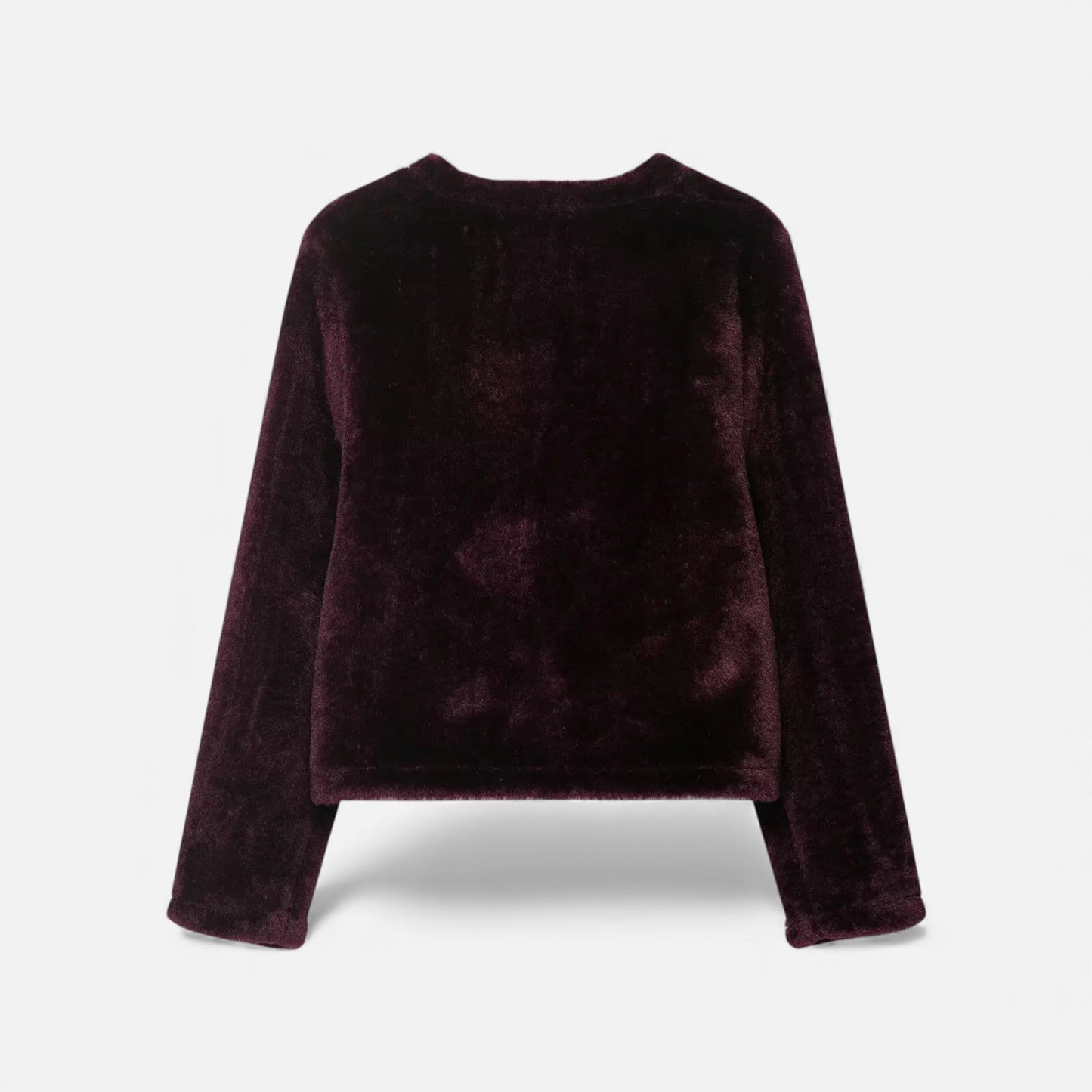 Women’s Faux Fur Jacket with Toggle Buttons - Samberule
