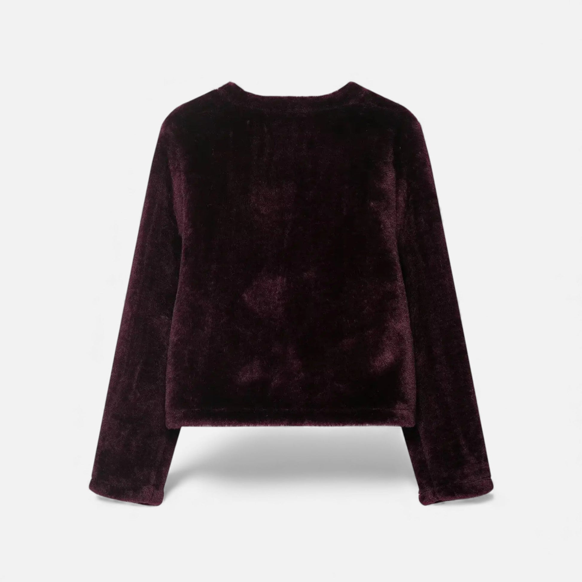 Women’s Faux Fur Jacket with Toggle Buttons - Samberule