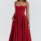 Natalie - Pleated Midi Dress - Samberule