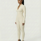 LUVINA Zip-Up Jumpsuit