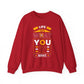Life Is What You It Make Motivational Crewneck Sweatshirt