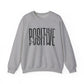 Positive Vibes Mental Health Crewneck Sweatshirt