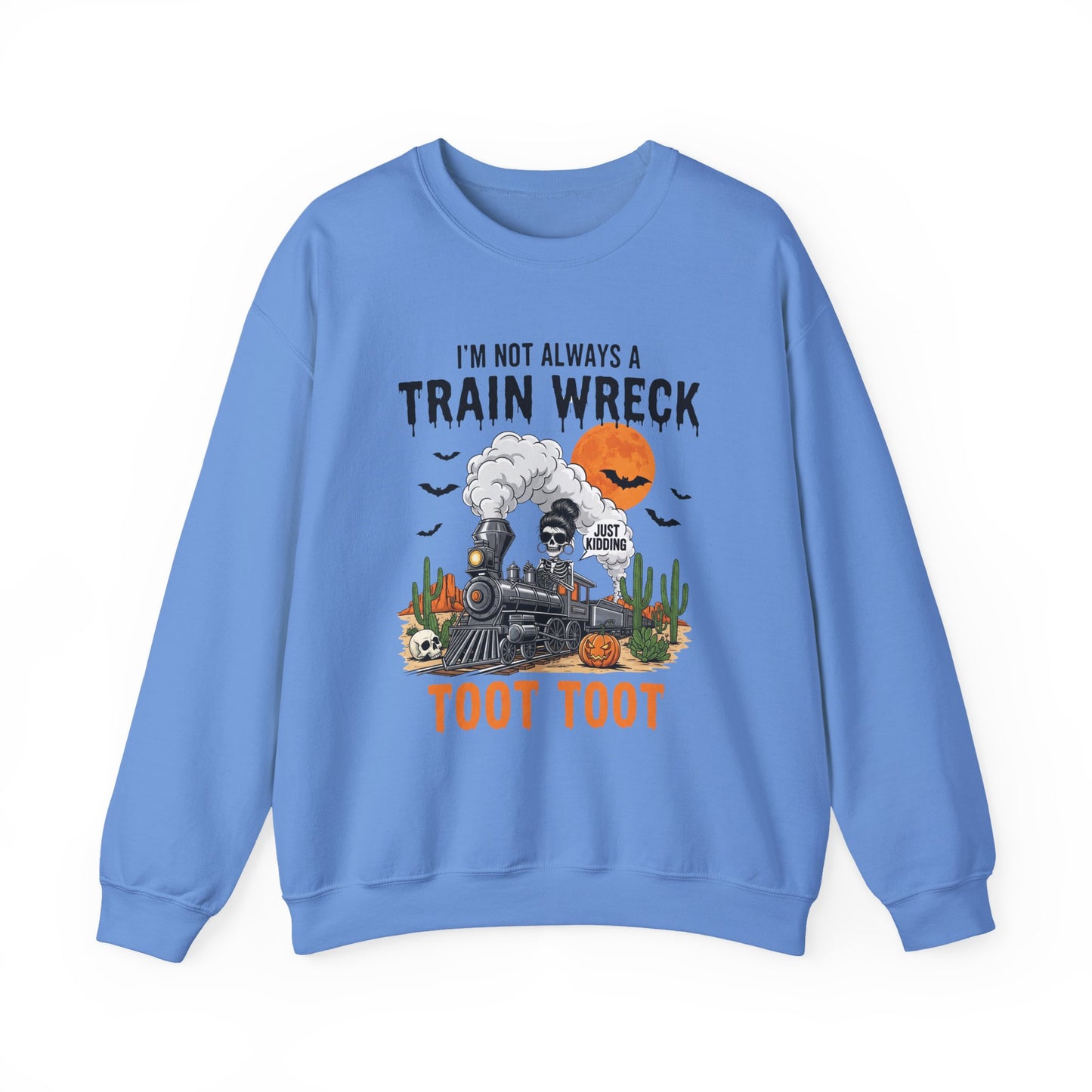 Train Wreck Halloween Crewneck Sweatshirt - Samberule