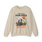 Train Wreck Halloween Crewneck Sweatshirt - Samberule