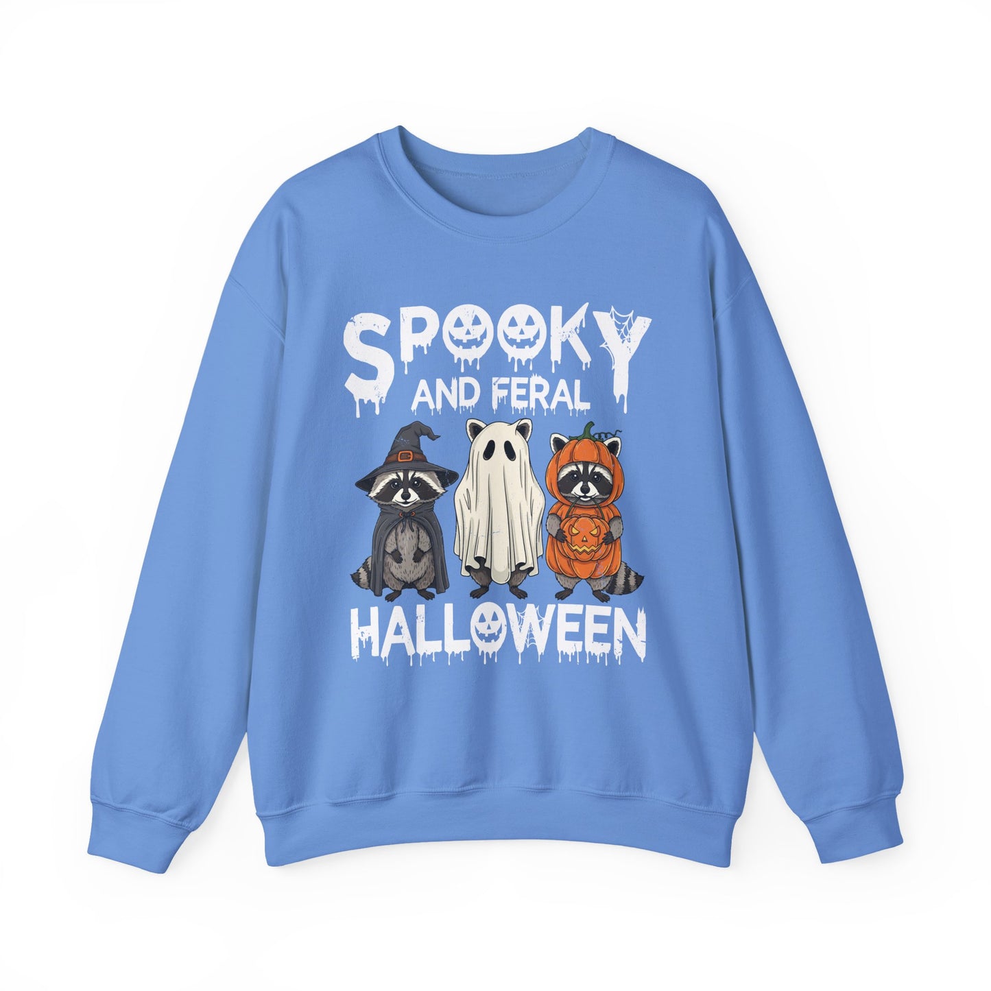 Spooky and Feral Halloween Crewneck Sweatshirt - Samberule