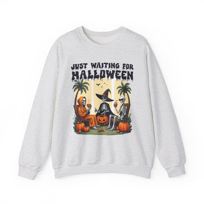 Just Waiting for Halloween Crewneck Sweatshirt - Samberule