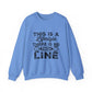 This Is A Lifestyle There Is No Finish Line Gym Crewneck Sweatshirt