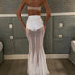 Fashion Jacket & Perspective Skirt Two-Piece Set