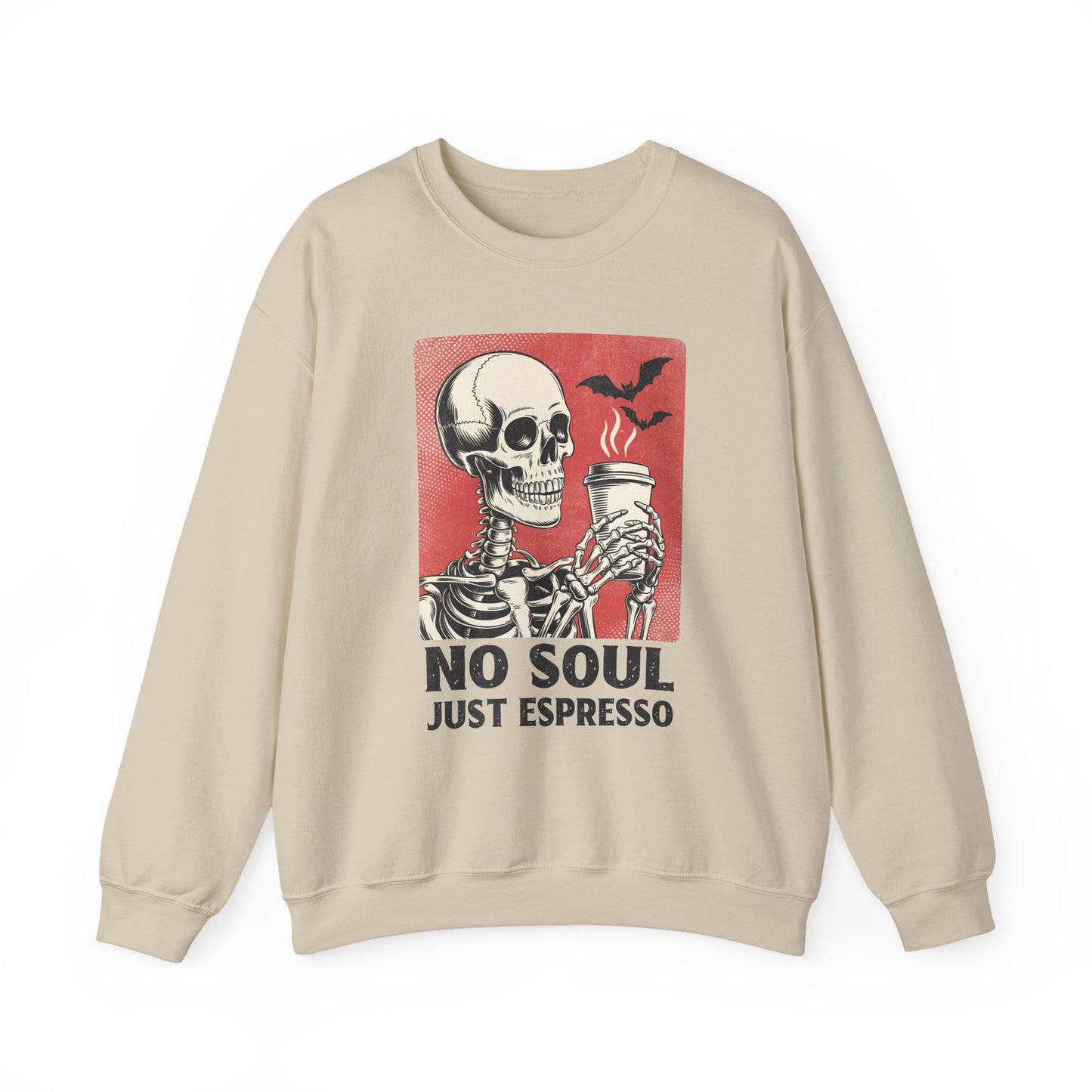 No Soul Just Espresso Halloween Crewneck Sweatshirt - Samberule