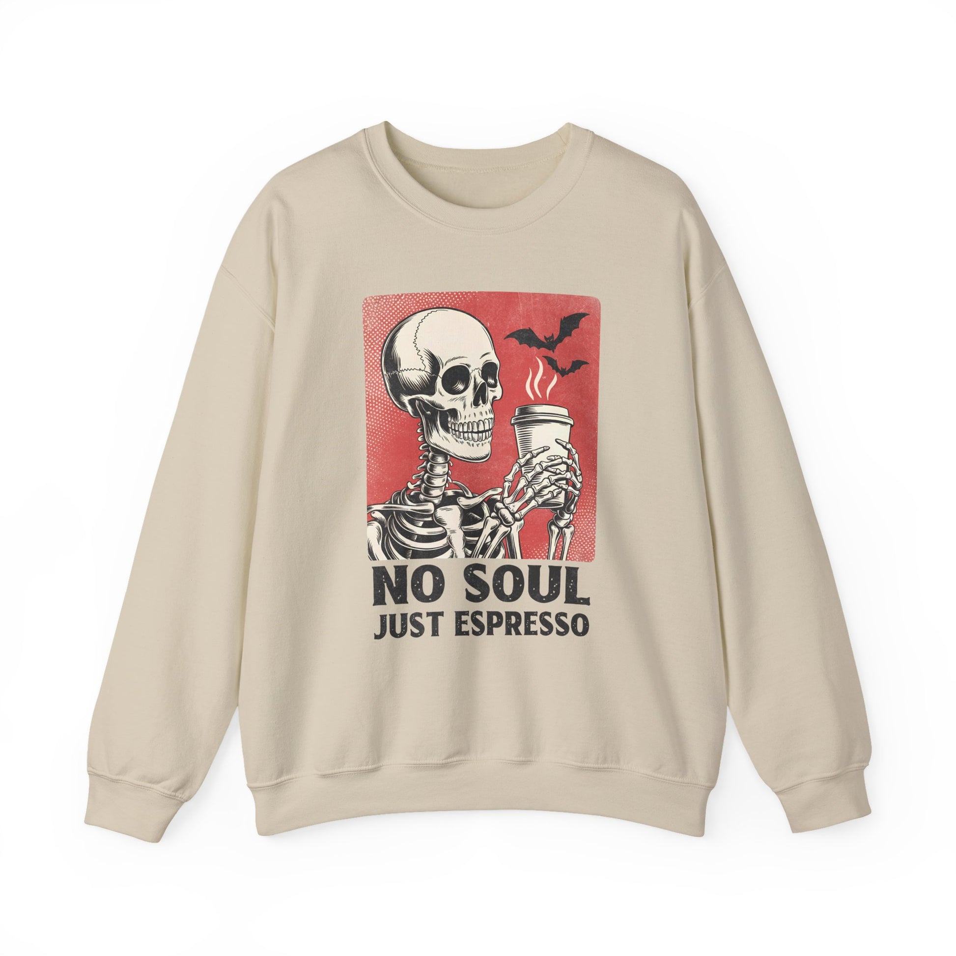 No Soul Just Espresso Halloween Crewneck Sweatshirt - Samberule