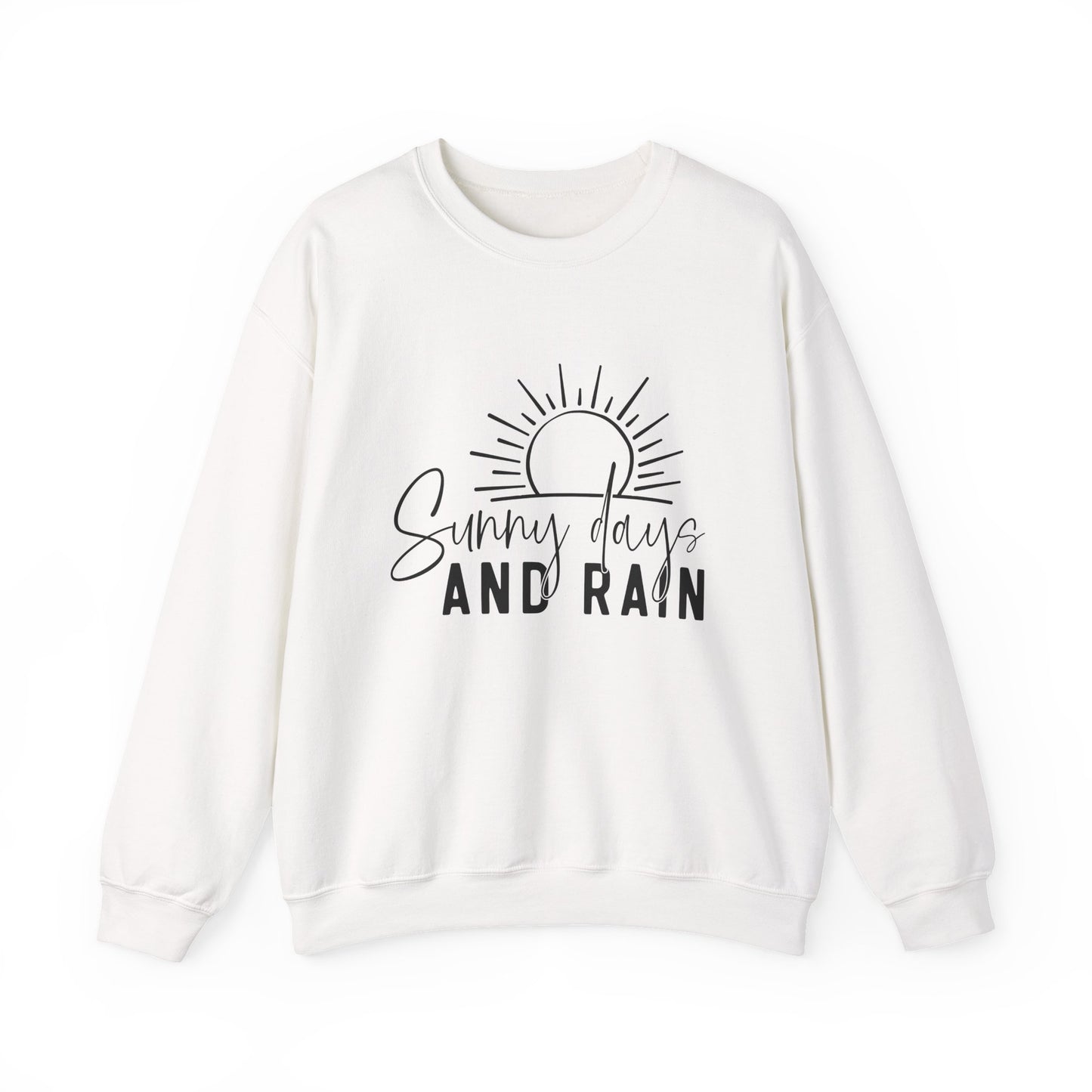 Sunny Days and Rain Mental Health Crewneck Sweatshirt
