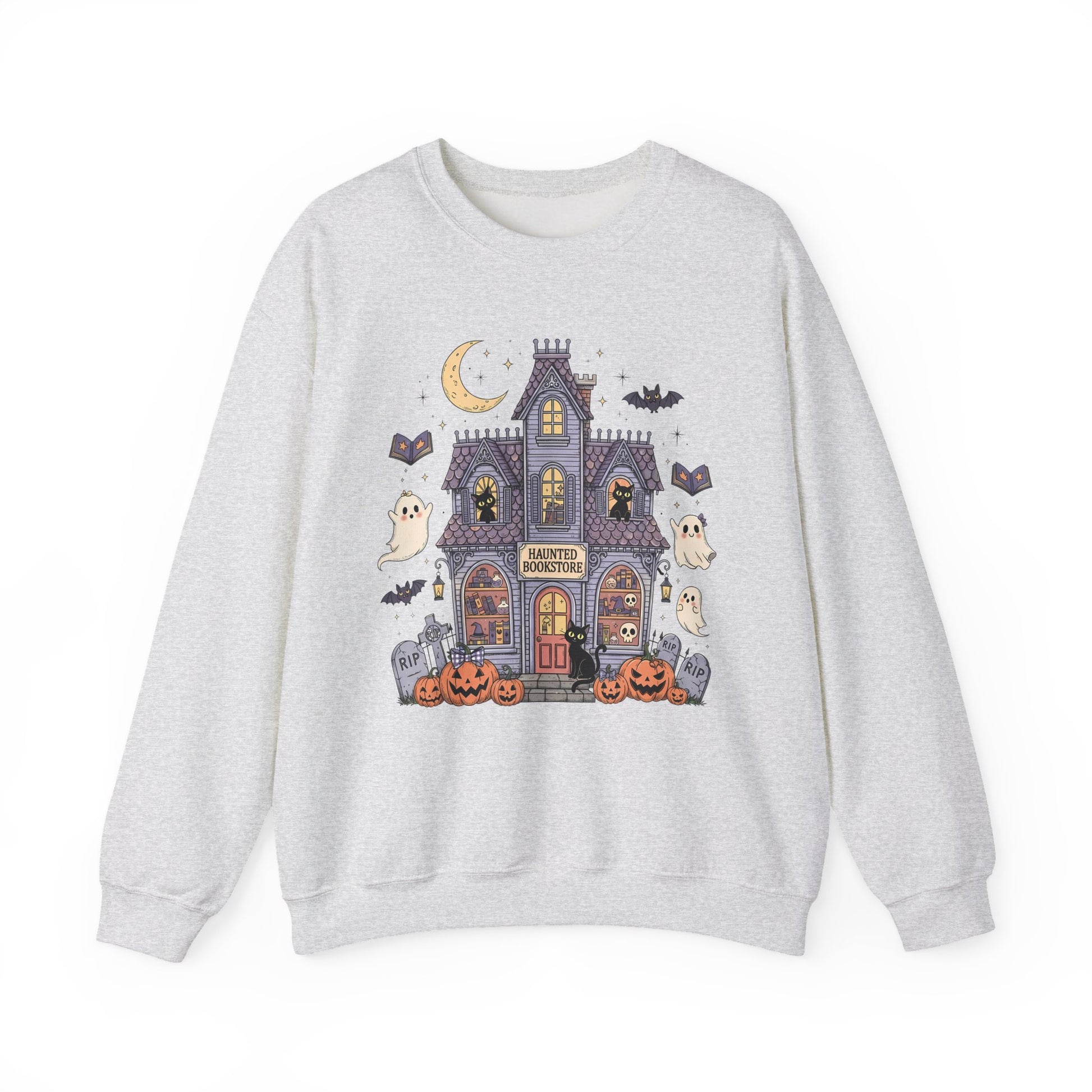 Haunted House Halloween Crewneck Sweatshirt - Samberule