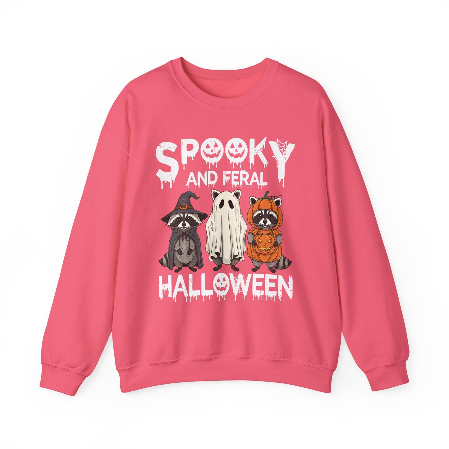 Spooky and Feral Halloween Crewneck Sweatshirt - Samberule