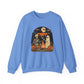 Skull Fall Bow Halloween Crewneck Sweatshirt - Samberule