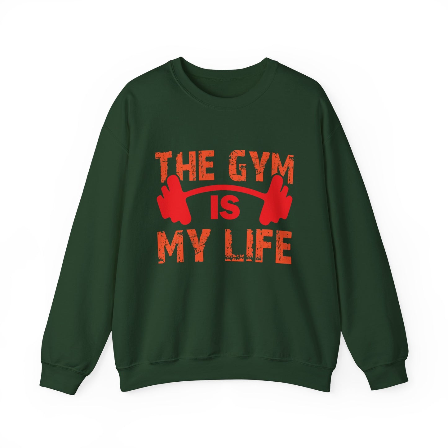 The Gym Is My Life Gym Crewneck Sweatshirt