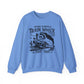 Train Wreck Graphic Halloween Crewneck Sweatshirt - Samberule
