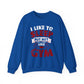 I Like To Sleep But Not Like Gym Crewneck Sweatshirt