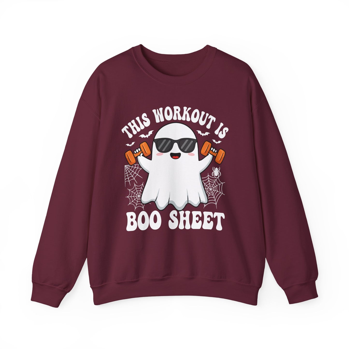 This Workout Is Boo Sheet Gym Crewneck Sweatshirt