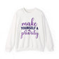 Make Yourself a Priority Mental Health Crewneck Sweatshirt