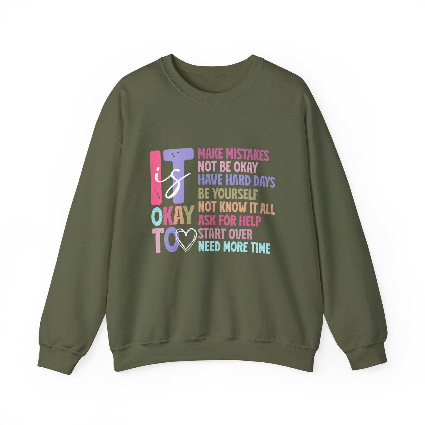 Inspirational Mental Health Crewneck Sweatshirt