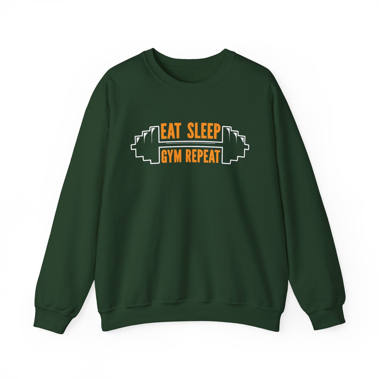 Eat Sleep Gym Repeat Gym Crewneck Sweatshirt