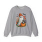 Cozy Ghost Halloween Crewneck Sweatshirt - Samberule