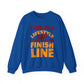 This Is A LifeStyle There Is No Finish Line Gym Crewneck Sweatshirt