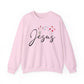 Jesus Floral Faith Crewneck Sweatshirt