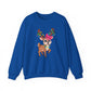 Cute Reindeer Christmas Crewneck Sweatshirt - Samberule