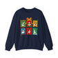 Funny Goose Preppy Christmas Crewneck Sweatshirt