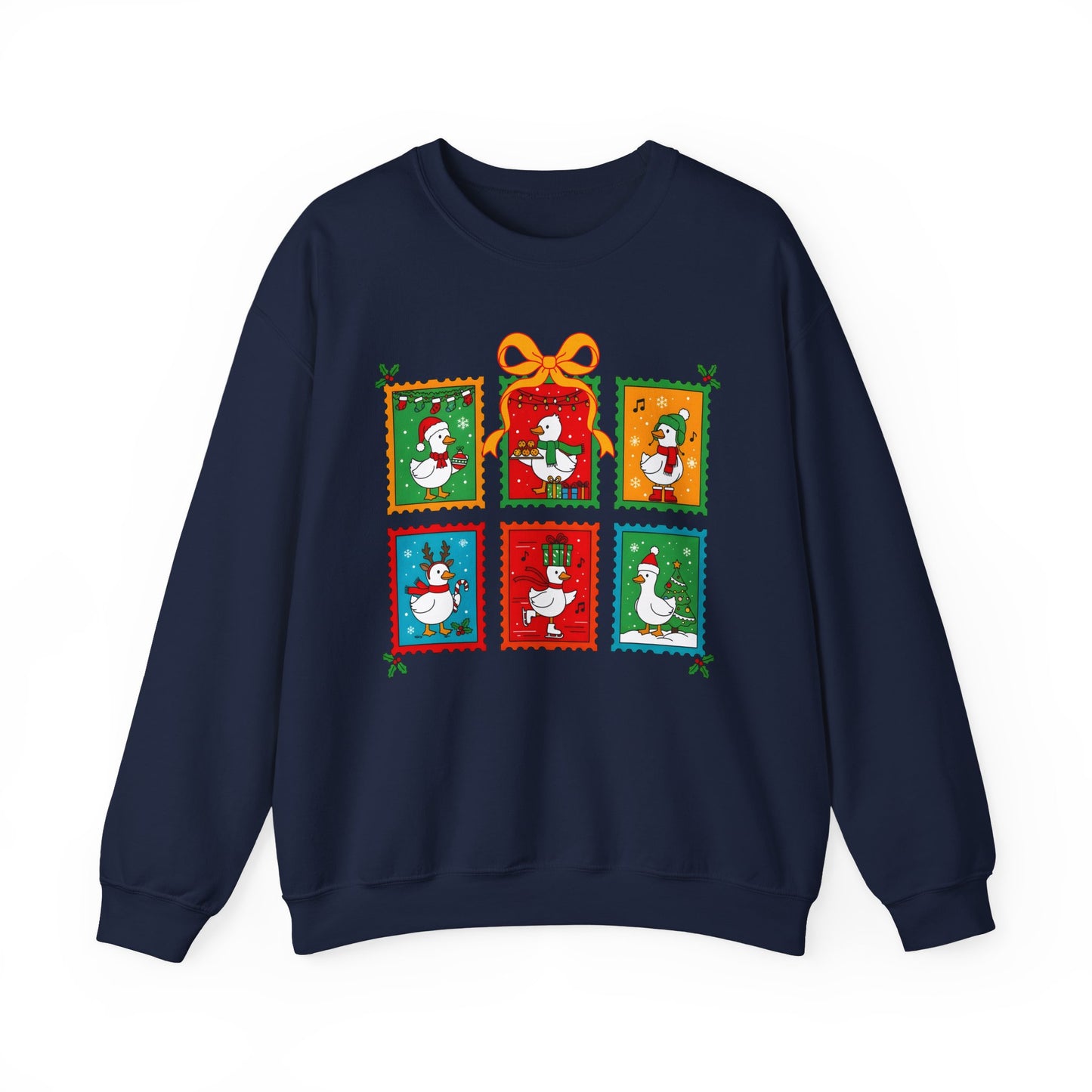 Funny Goose Preppy Christmas Crewneck Sweatshirt